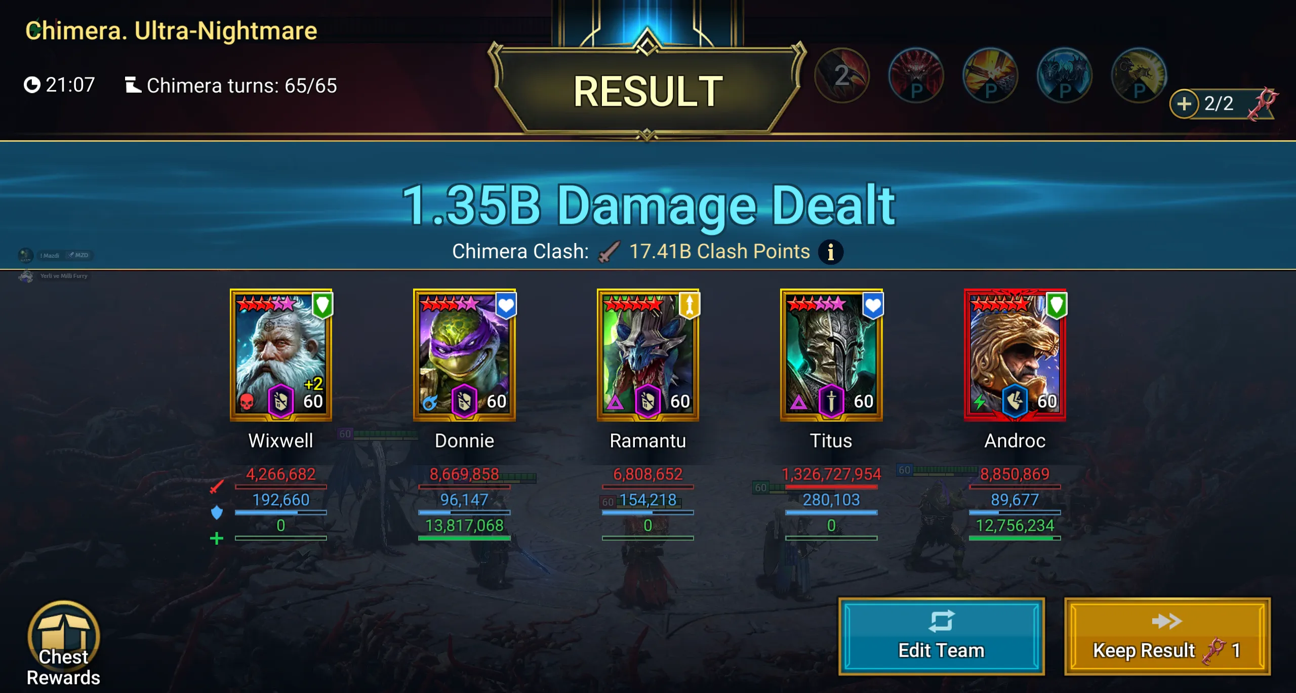 Raid optimization portfolio screenshot