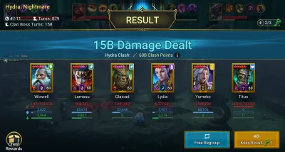 Raid optimization portfolio screenshot