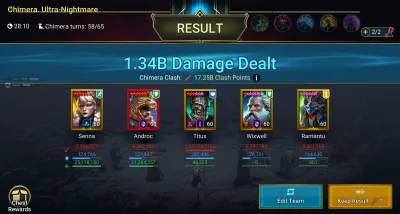Raid optimization portfolio screenshot