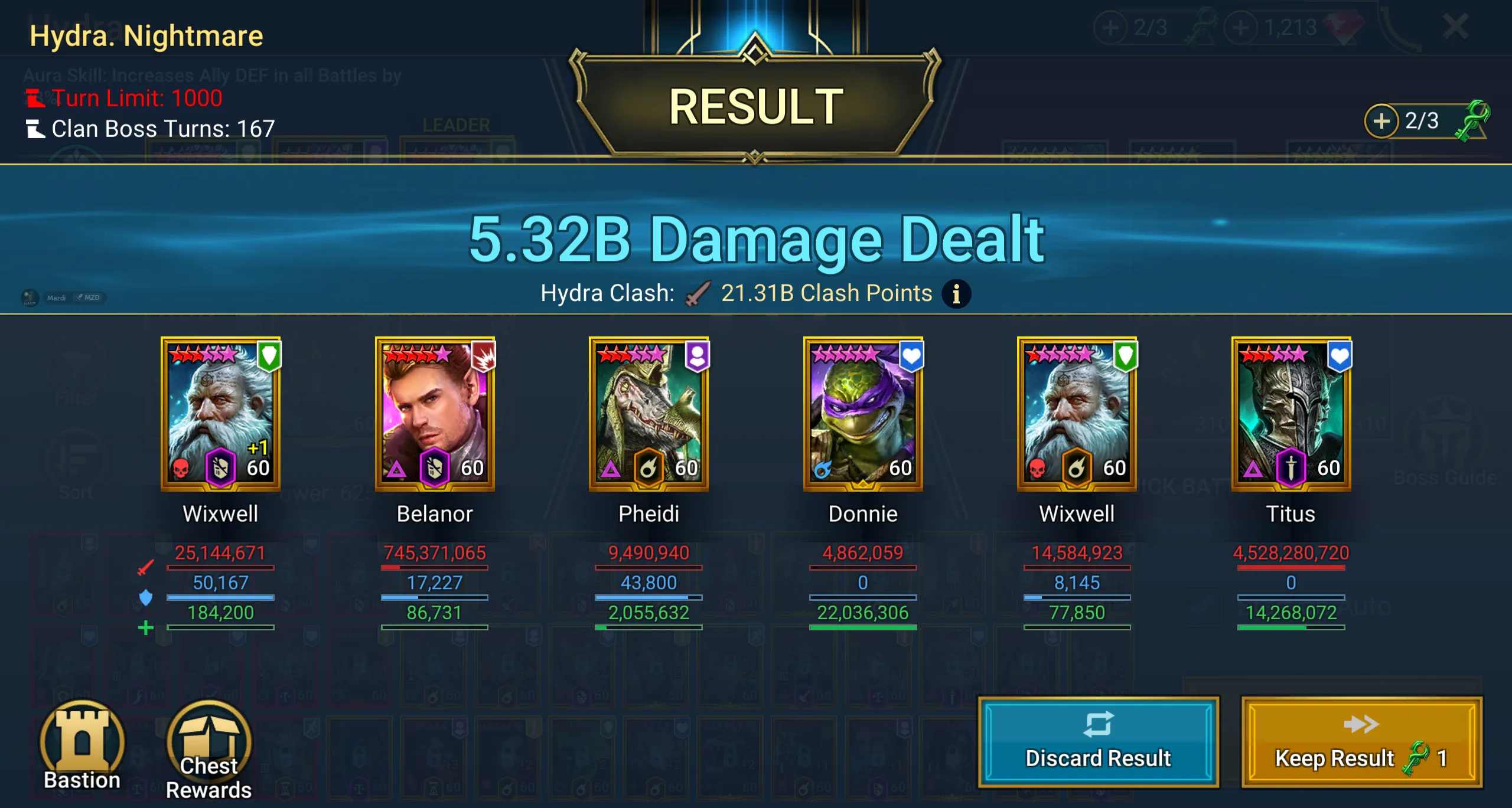 Raid optimization portfolio screenshot