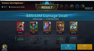 Raid optimization portfolio screenshot