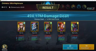 Raid optimization portfolio screenshot