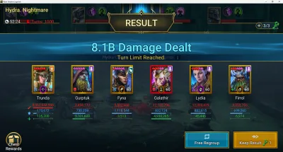 Raid optimization portfolio screenshot