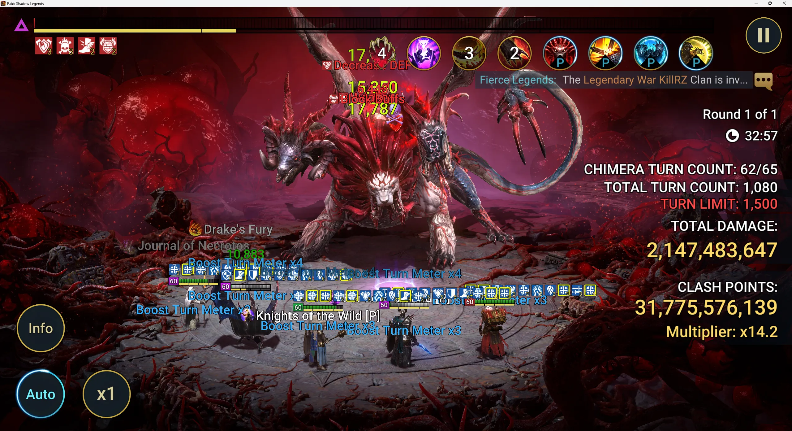 Raid optimization portfolio screenshot